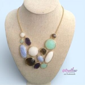 Stella & Dot Oasis Statement Stone Necklace